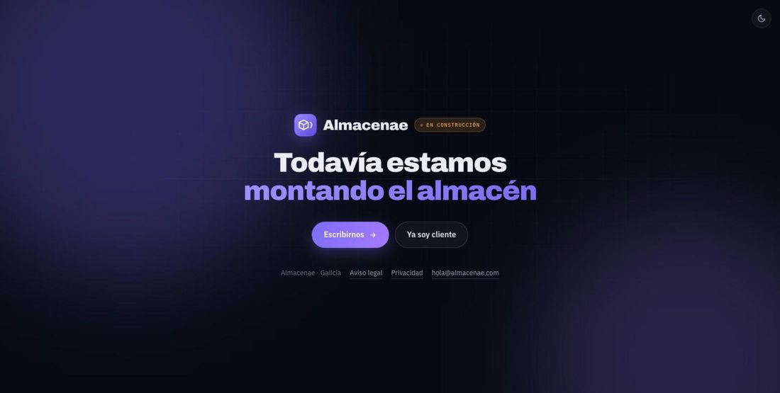 Captura de la página de almacenae.com
